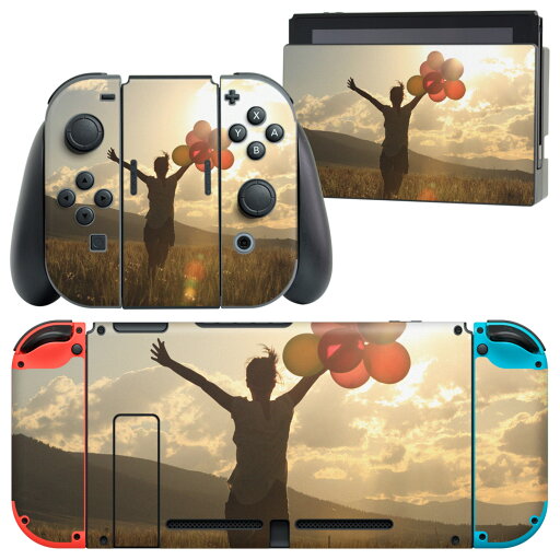 igsticker Nintendo Switch 用 デザインスキンシール 任天堂 ニンテンドー スイッチ 専用 本体ドック Joy-Con Joycon ジョイコン 専用 ゲーム機 カバー アクセサリー フィルム ステッカー 012619 風船 写真 風景 igsticker Nintendo Switch 用 デザインスキンシール 任天堂 ニンテンドー スイッチ 専用 本体ドック Joy-Con Joycon ジョイコン 専用 ゲーム機 カバー アクセサリー フィルム ステッカー 012619 風船 写真 風景