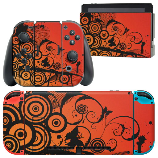 igsticker Nintendo Switch 用 デザインスキンシール 任天堂 ニンテンドー スイッチ 専用 本体ドック Joy-Con Joycon ジョイコン 専用 ゲーム機 カバー アクセサリー フィルム ステッカー 012651 赤 丸 蝶 igsticker Nintendo Switch 用 デザインスキンシール 任天堂 ニンテンドー スイッチ 専用 本体ドック Joy-Con Joycon ジョイコン 専用 ゲーム機 カバー アクセサリー フィルム ステッカー 012651 赤 丸 蝶