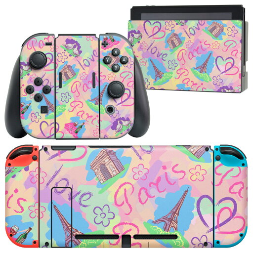 igsticker Nintendo Switch 用 デザインスキンシール 任天堂 ニンテンドー スイッチ 専用 本体ドック Joy-Con Joycon ジョイコン 専用 ゲーム機 カバー アクセサリー フィルム ステッカー 012727 英語 パリ かわいい igsticker Nintendo Switch 用 デザインスキンシール 任天堂 ニンテンドー スイッチ 専用 本体ドック Joy-Con Joycon ジョイコン 専用 ゲーム機 カバー アクセサリー フィルム ステッカー 012727 英語 パリ かわいい