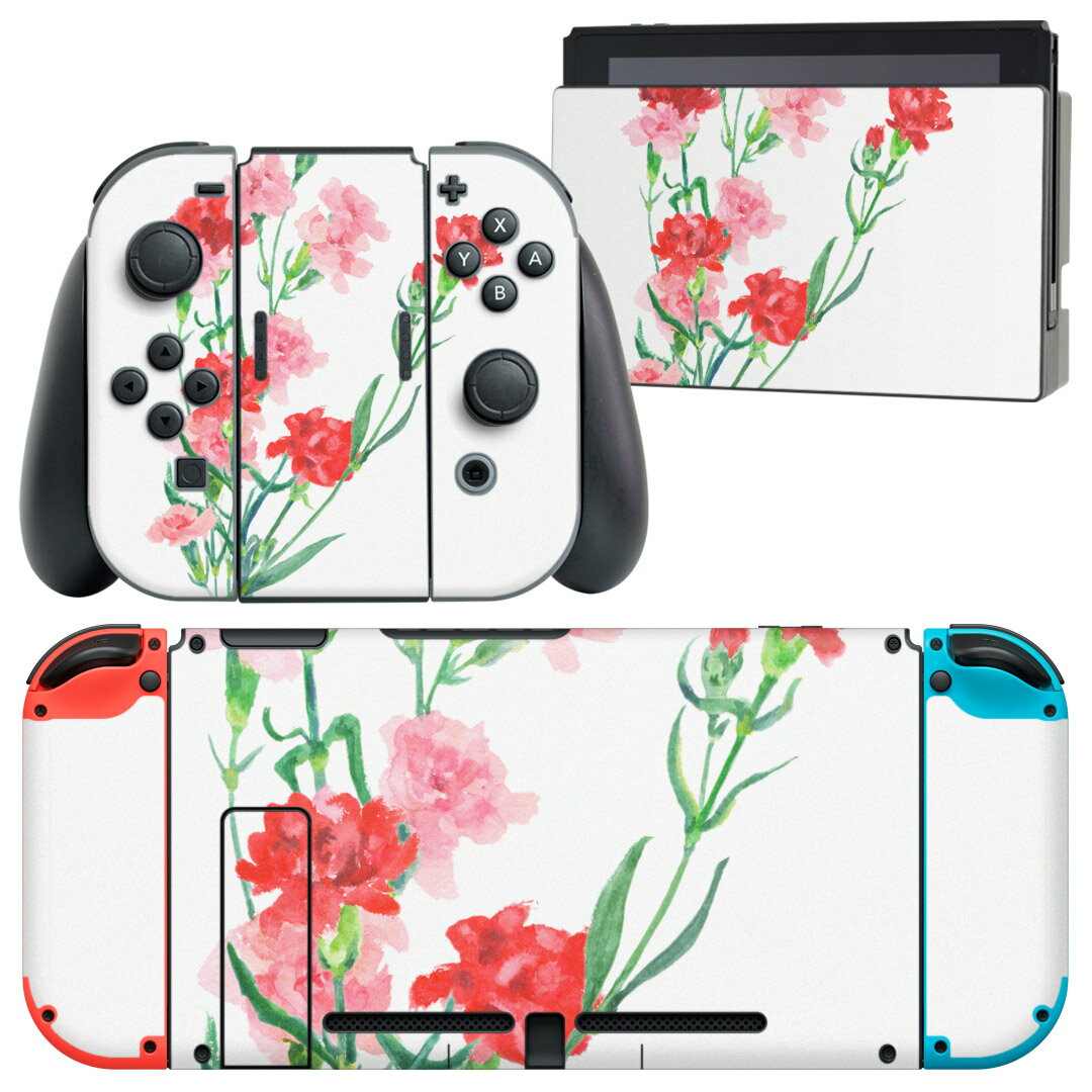 igsticker Nintendo Switch 用 デザインスキンシール 任天堂 ニンテンドー スイッチ 専用 本体ドック Joy-Con Joycon ジ...
