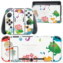 igsticker Nintendo Switch 用 デザインスキンシール 任天堂 ニンテンドー スイッチ 専用 本体ドック Joy-Con Joycon ジョイコン 専用 ゲーム機 カバー アクセサリー フィルム ステッカー 012976 雨　カエル　傘