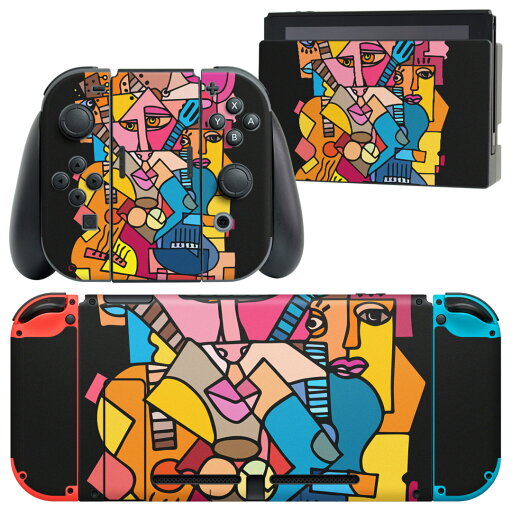 igsticker Nintendo Switch 用 デザインスキンシール 任天堂 ニンテンドー スイッチ 専用 本体ドック Joy-Con Joycon ジョイコン 専用 ゲーム機 カバー アクセサリー フィルム ステッカー 013274 絵 カラフル igsticker Nintendo Switch 用 デザインスキンシール 任天堂 ニンテンドー スイッチ 専用 本体ドック Joy-Con Joycon ジョイコン 専用 ゲーム機 カバー アクセサリー フィルム ステッカー 013274 絵 カラフル