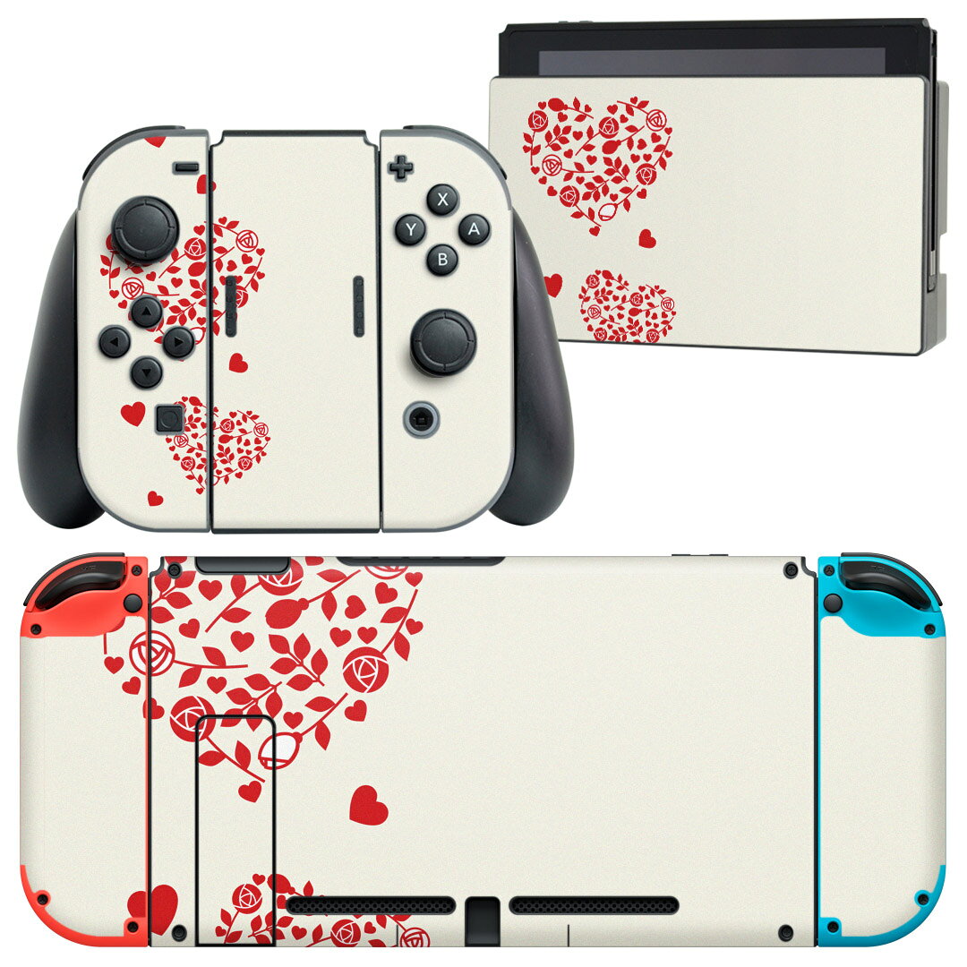 製品名 Nintendo Switch 本体裏面＆ドック正面＆ジョイコン専用 デザインスキンシール セット内容 Nintendo Switch 本体＆ドック＆ジョイコン用スキンシール（各1枚） ニンテンドースイッチ専用です。携帯機のSwitch LiteやProコンには対応していません。 商品特徴 再剥離性シートを素材に採用し、細かな位置調整がしやすく貼り直しが容易です。専用の業務プリンターを使い、商品画像と遜色のない美しい印刷仕上がり。 注意事項 画像はサンプルですので、ご覧の環境によっては多少色味に違いを感じる場合がございます。 イメージと違った、モニターと色味が異なるという理由での交換や返金はご対応出来かねます。スキンシールのみの販売で、ニンテンドースイッチ本体などは付属しません。シワができた場合、ドライヤーなどで軽く温め、外側に向けてシワを伸ばすように貼ってください。初回貼付時の位置調整や貼り直しは可能ですが、しっかりと押し付けて接着させた後の再剥離、再利用は保証しておりません。また接着部に油分や汚れが付着しますと角の部分は剥がれやすくなりますので、貼付時はあまり触れないようにご注意ください。無地のセミグロスシートにデザインをプリントした商品で、デコなどの加工はございません。 凹凸や光沢があるように見えたり布地や金属を素材にしたように見える商品もありますが、デザインの図版によるものです。印刷時に微妙な画像のズレが生じる場合がございます。ご注文後に1点1点制作する受注生産品の為、不良品以外のご返品や交換は固くお断りします。当店における繰り返しの実機テストでは問題ありませんでしたが、経過年数や使用環境により、シールを剥がす際に本体の塗装が一部剥がれる可能性があります。恐れ入りますが、万が一そのような状況になった場合でも当店ではゲーム機本体の保証は出来かねますので、予めご理解の上お求めください。 商品発送 完全受注生産のハンドメイド商品となりますので、既製品と比べて発送までお時間を頂いています。 基本的に決済確認後2?3営業日、最大で10営業日での発送となります。繁忙期や休業日明けの場合はさらに時間がかかる場合があります。 その際には別途メールにてご連絡致します。メール便の場合、発送日から到着までに2?4日ほどかかる場合が多く、紛失などの保障もご対応できかねます。あらかじめご了承下さい。