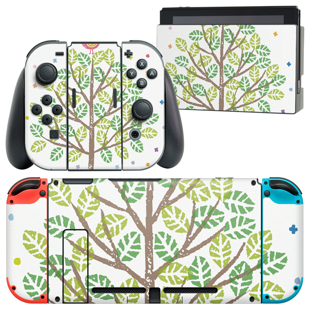 製品名 Nintendo Switch 本体裏面＆ドック正面＆ジョイコン専用 デザインスキンシール セット内容 Nintendo Switch 本体＆ドック＆ジョイコン用スキンシール（各1枚） ニンテンドースイッチ専用です。携帯機のSwitch LiteやProコンには対応していません。 商品特徴 再剥離性シートを素材に採用し、細かな位置調整がしやすく貼り直しが容易です。専用の業務プリンターを使い、商品画像と遜色のない美しい印刷仕上がり。 注意事項 画像はサンプルですので、ご覧の環境によっては多少色味に違いを感じる場合がございます。 イメージと違った、モニターと色味が異なるという理由での交換や返金はご対応出来かねます。スキンシールのみの販売で、ニンテンドースイッチ本体などは付属しません。シワができた場合、ドライヤーなどで軽く温め、外側に向けてシワを伸ばすように貼ってください。初回貼付時の位置調整や貼り直しは可能ですが、しっかりと押し付けて接着させた後の再剥離、再利用は保証しておりません。また接着部に油分や汚れが付着しますと角の部分は剥がれやすくなりますので、貼付時はあまり触れないようにご注意ください。無地のセミグロスシートにデザインをプリントした商品で、デコなどの加工はございません。 凹凸や光沢があるように見えたり布地や金属を素材にしたように見える商品もありますが、デザインの図版によるものです。印刷時に微妙な画像のズレが生じる場合がございます。ご注文後に1点1点制作する受注生産品の為、不良品以外のご返品や交換は固くお断りします。当店における繰り返しの実機テストでは問題ありませんでしたが、経過年数や使用環境により、シールを剥がす際に本体の塗装が一部剥がれる可能性があります。恐れ入りますが、万が一そのような状況になった場合でも当店ではゲーム機本体の保証は出来かねますので、予めご理解の上お求めください。 商品発送 完全受注生産のハンドメイド商品となりますので、既製品と比べて発送までお時間を頂いています。 基本的に決済確認後2?3営業日、最大で10営業日での発送となります。繁忙期や休業日明けの場合はさらに時間がかかる場合があります。 その際には別途メールにてご連絡致します。メール便の場合、発送日から到着までに2?4日ほどかかる場合が多く、紛失などの保障もご対応できかねます。あらかじめご了承下さい。
