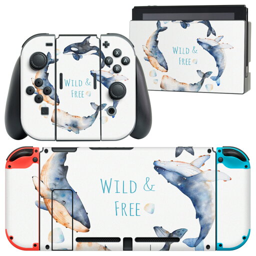 igsticker Nintendo Switch 用 デザインスキンシール 任天堂 ニンテンドー スイッチ 専用 本体ドック Joy-Con Joycon ジョイコン 専用 ゲーム機 カバー アクセサリー フィルム ステッカー 013466 くじら 海 英語 igsticker Nintendo Switch 用 デザインスキンシール 任天堂 ニンテンドー スイッチ 専用 本体ドック Joy-Con Joycon ジョイコン 専用 ゲーム機 カバー アクセサリー フィルム ステッカー 013466 くじら 海 英語