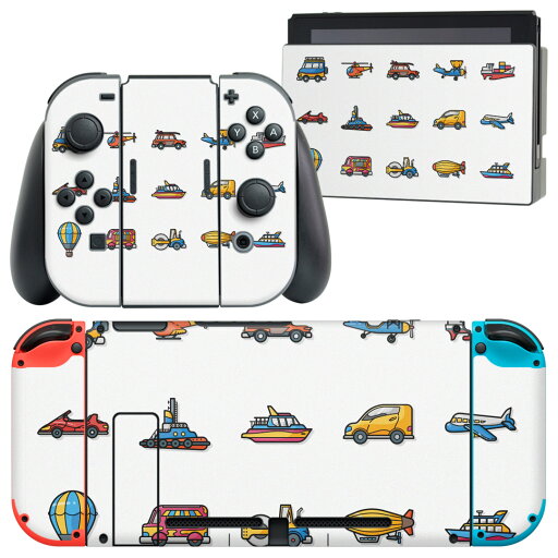 igsticker Nintendo Switch 用 デザインスキンシール 任天堂 ニンテンドー スイッチ 専用 本体ドック Joy-Con Joycon ジョイコン 専用 ゲーム機 カバー アクセサリー フィルム ステッカー 013484 乗り物 船 気球 igsticker Nintendo Switch 用 デザインスキンシール 任天堂 ニンテンドー スイッチ 専用 本体ドック Joy-Con Joycon ジョイコン 専用 ゲーム機 カバー アクセサリー フィルム ステッカー 013484 乗り物 船 気球