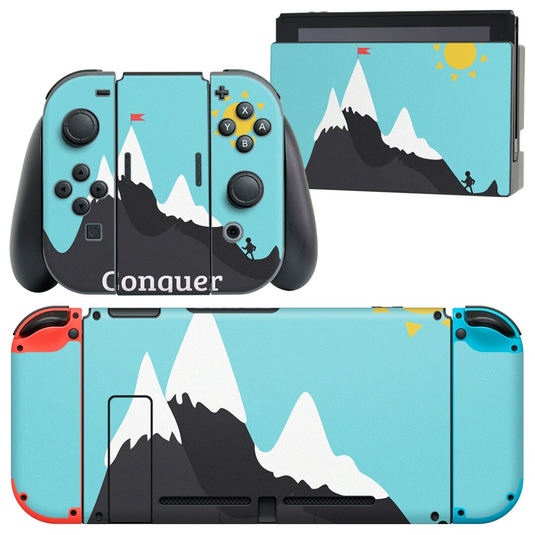 製品名 Nintendo Switch 本体裏面＆ドック正面＆ジョイコン専用 デザインスキンシール セット内容 Nintendo Switch 本体＆ドック＆ジョイコン用スキンシール（各1枚） ニンテンドースイッチ専用です。携帯機のSwitch LiteやProコンには対応していません。 商品特徴 再剥離性シートを素材に採用し、細かな位置調整がしやすく貼り直しが容易です。専用の業務プリンターを使い、商品画像と遜色のない美しい印刷仕上がり。 注意事項 画像はサンプルですので、ご覧の環境によっては多少色味に違いを感じる場合がございます。 イメージと違った、モニターと色味が異なるという理由での交換や返金はご対応出来かねます。スキンシールのみの販売で、ニンテンドースイッチ本体などは付属しません。シワができた場合、ドライヤーなどで軽く温め、外側に向けてシワを伸ばすように貼ってください。初回貼付時の位置調整や貼り直しは可能ですが、しっかりと押し付けて接着させた後の再剥離、再利用は保証しておりません。また接着部に油分や汚れが付着しますと角の部分は剥がれやすくなりますので、貼付時はあまり触れないようにご注意ください。無地のセミグロスシートにデザインをプリントした商品で、デコなどの加工はございません。 凹凸や光沢があるように見えたり布地や金属を素材にしたように見える商品もありますが、デザインの図版によるものです。印刷時に微妙な画像のズレが生じる場合がございます。ご注文後に1点1点制作する受注生産品の為、不良品以外のご返品や交換は固くお断りします。当店における繰り返しの実機テストでは問題ありませんでしたが、経過年数や使用環境により、シールを剥がす際に本体の塗装が一部剥がれる可能性があります。恐れ入りますが、万が一そのような状況になった場合でも当店ではゲーム機本体の保証は出来かねますので、予めご理解の上お求めください。 商品発送 完全受注生産のハンドメイド商品となりますので、既製品と比べて発送までお時間を頂いています。 基本的に決済確認後2?3営業日、最大で10営業日での発送となります。繁忙期や休業日明けの場合はさらに時間がかかる場合があります。 その際には別途メールにてご連絡致します。メール便の場合、発送日から到着までに2?4日ほどかかる場合が多く、紛失などの保障もご対応できかねます。あらかじめご了承下さい。