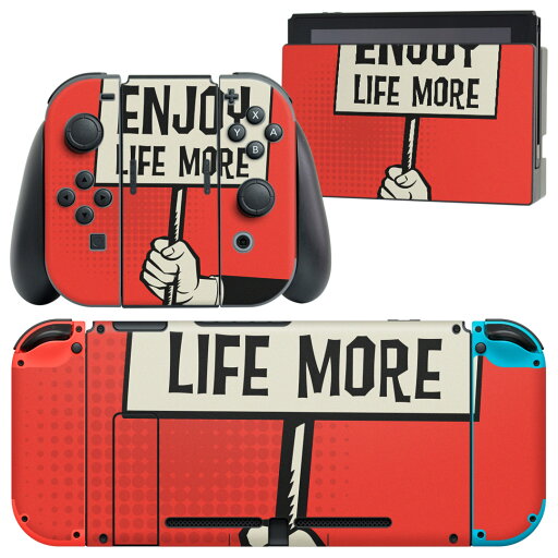 igsticker Nintendo Switch 用 デザインスキンシール 任天堂 ニンテンドー スイッチ 専用 本体ドック Joy-Con Joycon ジョイコン 専用 ゲーム機 カバー アクセサリー フィルム ステッカー 013737 英語 文字 看板 igsticker Nintendo Switch 用 デザインスキンシール 任天堂 ニンテンドー スイッチ 専用 本体ドック Joy-Con Joycon ジョイコン 専用 ゲーム機 カバー アクセサリー フィルム ステッカー 013737 英語 文字 看板