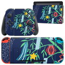 igsticker Nintendo Switch 用 デザインスキンシール 任天堂 ニンテンドー スイッチ 専用 本体ドック Joy-Con Joycon ジョイコン 専用 ゲーム機 カバー アクセサリー フィルム ステッカー 013740 七夕 短冊 夏