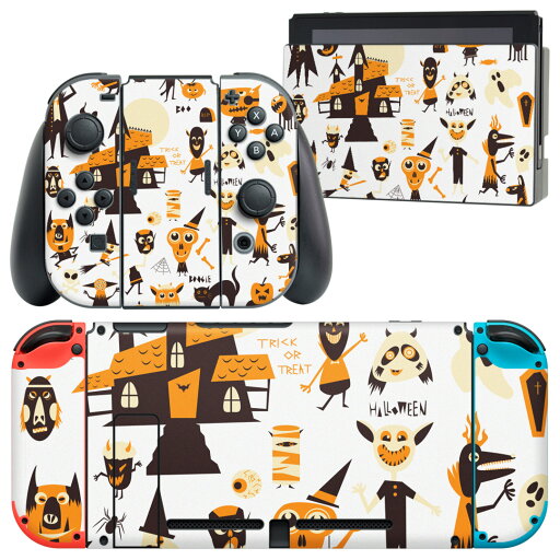 igsticker Nintendo Switch 用 デザインスキンシール 任天堂 ニンテンドー スイッチ 専用 本体ドック Joy-Con Joycon ジョイコン 専用 ゲーム機 カバー アクセサリー フィルム ステッカー 013821 ハロウィン おばけ コウモリ igsticker Nintendo Switch 用 デザインスキンシール 任天堂 ニンテンドー スイッチ 専用 本体ドック Joy-Con Joycon ジョイコン 専用 ゲーム機 カバー アクセサリー フィルム ステッカー 013821 ハロウィン おばけ コウモリ