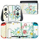 igsticker Nintendo Switch 用 デザインスキンシール 任天堂 ニンテンドー スイッチ 専用 本体ドック Joy-Con Joycon ジョイコン 専用 ゲーム機 カバー アクセサリー フィルム ステッカー 013870 七夕 短冊 星