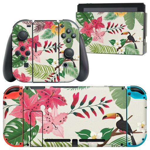 igsticker Nintendo Switch 用 デザインスキンシール 任天堂 ニンテンドー スイッチ 専用 本体ドック Joy-Con Joycon ジョイコン 専用 ゲーム機 カバー アクセサリー フィルム ステッカー 013910 夏 トロピカル リーフ igsticker Nintendo Switch 用 デザインスキンシール 任天堂 ニンテンドー スイッチ 専用 本体ドック Joy-Con Joycon ジョイコン 専用 ゲーム機 カバー アクセサリー フィルム ステッカー 013910 夏 トロピカル リーフ