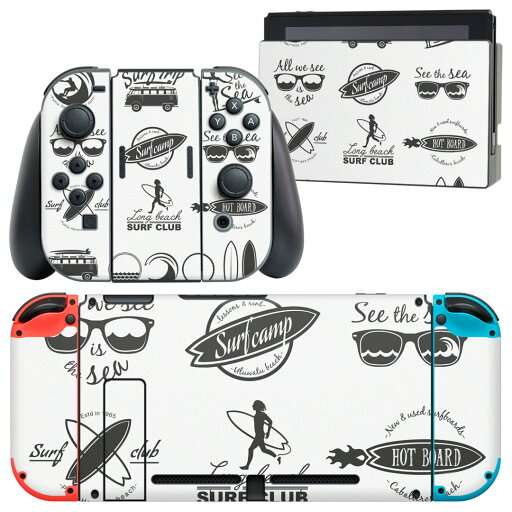 igsticker Nintendo Switch 用 デザインスキンシール 任天堂 ニンテンドー スイッチ 専用 本体ドック Joy-Con Joycon ジョイコン 専用 ゲーム機 カバー アクセサリー フィルム ステッカー 013961 サーフィン 海 ロゴ igsticker Nintendo Switch 用 デザインスキンシール 任天堂 ニンテンドー スイッチ 専用 本体ドック Joy-Con Joycon ジョイコン 専用 ゲーム機 カバー アクセサリー フィルム ステッカー 013961 サーフィン 海 ロゴ