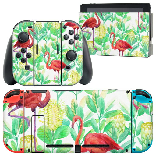 igsticker Nintendo Switch 用 デザインスキンシール 任天堂 ニンテンドー スイッチ 専用 本体ドック Joy-Con Joycon ジョイコン 専用 ゲーム機 カバー アクセサリー フィルム ステッカー 014017 フラミンゴ アニマル 動物 igsticker Nintendo Switch 用 デザインスキンシール 任天堂 ニンテンドー スイッチ 専用 本体ドック Joy-Con Joycon ジョイコン 専用 ゲーム機 カバー アクセサリー フィルム ステッカー 014017 フラミンゴ アニマル 動物