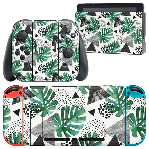 igsticker Nintendo Switch 用 デザインスキンシール 任天堂 ニンテンドー スイッチ 専用 本体ドック Joy-Con Joycon ジョイコン 専用 ゲーム機 カバー アクセサリー フィルム ステッカー 014032 模様 リーフ igsticker Nintendo Switch 用 デザインスキンシール 任天堂 ニンテンドー スイッチ 専用 本体ドック Joy-Con Joycon ジョイコン 専用 ゲーム機 カバー アクセサリー フィルム ステッカー 014032 模様 リーフ