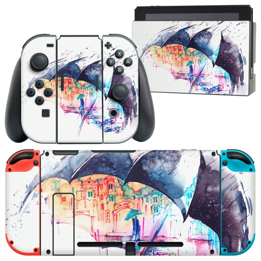 igsticker Nintendo Switch 用 デザインスキンシール 任天堂 ニンテンドー スイッチ 専用 本体ドック Joy-Con Joycon ジョイコン 専用 ゲーム機 カバー アクセサリー フィルム ステッカー 014179 傘 風景 イラスト igsticker Nintendo Switch 用 デザインスキンシール 任天堂 ニンテンドー スイッチ 専用 本体ドック Joy-Con Joycon ジョイコン 専用 ゲーム機 カバー アクセサリー フィルム ステッカー 014179 傘 風景 イラスト