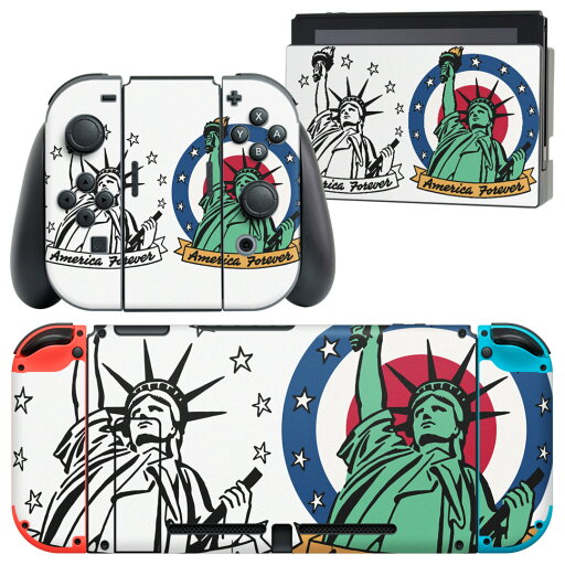 igsticker Nintendo Switch 用 デザインスキンシール 任天堂 ニンテンドー スイッチ 専用 本体ドック Joy-Con Joycon ジョイコン 専用 ゲーム機 カバー アクセサリー フィルム ステッカー 014254 アメリカ 自由の女神 外国 igsticker Nintendo Switch 用 デザインスキンシール 任天堂 ニンテンドー スイッチ 専用 本体ドック Joy-Con Joycon ジョイコン 専用 ゲーム機 カバー アクセサリー フィルム ステッカー 014254 アメリカ 自由の女神 外国