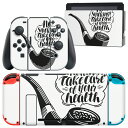 igsticker Nintendo Switch 用 デザインスキンシール 任天堂 ニンテンドー スイッチ 専用 本体ドック Joy-Con Joycon ジョイコン 専用 ゲーム機 カバー アクセサリー フィルム ステッカー 014268 英語 文字 タバコ(2)