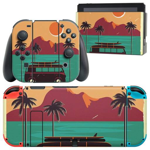 igsticker Nintendo Switch 用 デザインスキンシール 任天堂 ニンテンドー スイッチ 専用 本体ドック Joy-Con Joycon ジョイコン 専用 ゲーム機 カバー アクセサリー フィルム ステッカー 014349 サーフィン 車 ヤシの木 igsticker Nintendo Switch 用 デザインスキンシール 任天堂 ニンテンドー スイッチ 専用 本体ドック Joy-Con Joycon ジョイコン 専用 ゲーム機 カバー アクセサリー フィルム ステッカー 014349 サーフィン 車 ヤシの木