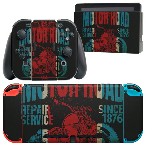 igsticker Nintendo Switch 用 デザインスキンシール 任天堂 ニンテンドー スイッチ 専用 本体ドック Joy-Con Joycon ジョイコン 専用 ゲーム機 カバー アクセサリー フィルム ステッカー 014393 バイク 乗り物 ロゴ igsticker Nintendo Switch 用 デザインスキンシール 任天堂 ニンテンドー スイッチ 専用 本体ドック Joy-Con Joycon ジョイコン 専用 ゲーム機 カバー アクセサリー フィルム ステッカー 014393 バイク 乗り物 ロゴ