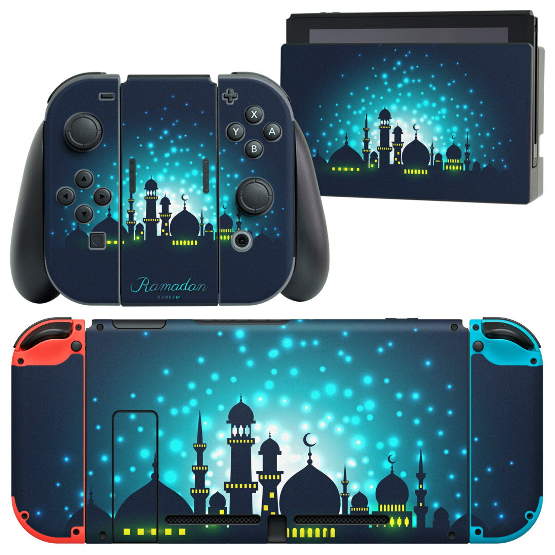 igsticker Nintendo Switch 用 デザインスキンシール 任天堂 ニンテンドー スイッチ 専用 本体ドック Joy-Con Joycon ジョイコン 専用 ゲーム機 カバー アクセサリー フィルム ステッカー 0144…