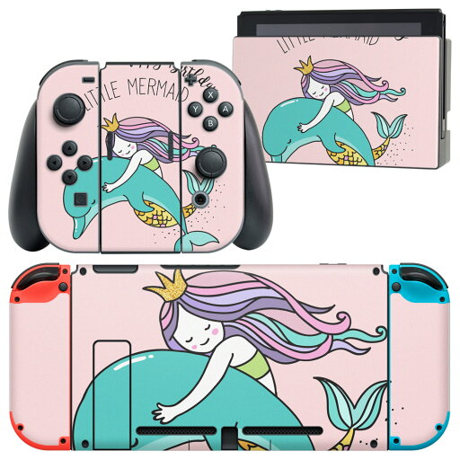 igsticker Nintendo Switch 用 デザインスキンシール 任天堂 ニンテンドー スイッチ 専用 本体ドック Joy-Con Joycon ジョイコン 専用 ゲーム機 カバー アクセサリー フィルム ステッカー 014454 マーメイド 人魚 イルカ igsticker Nintendo Switch 用 デザインスキンシール 任天堂 ニンテンドー スイッチ 専用 本体ドック Joy-Con Joycon ジョイコン 専用 ゲーム機 カバー アクセサリー フィルム ステッカー 014454 マーメイド 人魚 イルカ