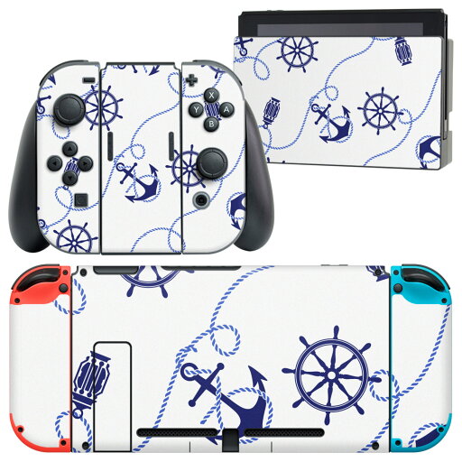 igsticker Nintendo Switch 用 デザインスキンシール 任天堂 ニンテンドー スイッチ 専用 本体ドック Joy-Con Joycon ジョイコン 専用 ゲーム機 カバー アクセサリー フィルム ステッカー 014638 海 碇 船 igsticker Nintendo Switch 用 デザインスキンシール 任天堂 ニンテンドー スイッチ 専用 本体ドック Joy-Con Joycon ジョイコン 専用 ゲーム機 カバー アクセサリー フィルム ステッカー 014638 海 碇 船