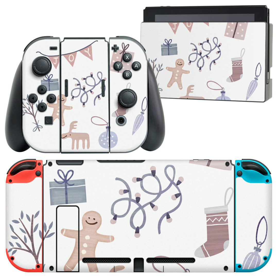 igsticker Nintendo Switch 用 デザインスキンシール 任天堂 ニンテンドー スイッチ 専用 本体ドック Joy-Con Joycon ジ...