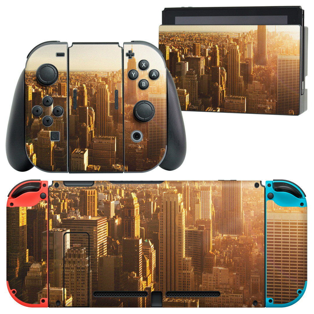 製品名 Nintendo Switch 本体裏面＆ドック正面＆ジョイコン専用 デザインスキンシール セット内容 Nintendo Switch 本体＆ドック＆ジョイコン用スキンシール（各1枚） ニンテンドースイッチ専用です。携帯機のSwitch LiteやProコンには対応していません。 商品特徴 再剥離性シートを素材に採用し、細かな位置調整がしやすく貼り直しが容易です。専用の業務プリンターを使い、商品画像と遜色のない美しい印刷仕上がり。 注意事項 画像はサンプルですので、ご覧の環境によっては多少色味に違いを感じる場合がございます。 イメージと違った、モニターと色味が異なるという理由での交換や返金はご対応出来かねます。スキンシールのみの販売で、ニンテンドースイッチ本体などは付属しません。シワができた場合、ドライヤーなどで軽く温め、外側に向けてシワを伸ばすように貼ってください。初回貼付時の位置調整や貼り直しは可能ですが、しっかりと押し付けて接着させた後の再剥離、再利用は保証しておりません。また接着部に油分や汚れが付着しますと角の部分は剥がれやすくなりますので、貼付時はあまり触れないようにご注意ください。無地のセミグロスシートにデザインをプリントした商品で、デコなどの加工はございません。 凹凸や光沢があるように見えたり布地や金属を素材にしたように見える商品もありますが、デザインの図版によるものです。印刷時に微妙な画像のズレが生じる場合がございます。ご注文後に1点1点制作する受注生産品の為、不良品以外のご返品や交換は固くお断りします。当店における繰り返しの実機テストでは問題ありませんでしたが、経過年数や使用環境により、シールを剥がす際に本体の塗装が一部剥がれる可能性があります。恐れ入りますが、万が一そのような状況になった場合でも当店ではゲーム機本体の保証は出来かねますので、予めご理解の上お求めください。 商品発送 完全受注生産のハンドメイド商品となりますので、既製品と比べて発送までお時間を頂いています。 基本的に決済確認後2?3営業日、最大で10営業日での発送となります。繁忙期や休業日明けの場合はさらに時間がかかる場合があります。 その際には別途メールにてご連絡致します。メール便の場合、発送日から到着までに2?4日ほどかかる場合が多く、紛失などの保障もご対応できかねます。あらかじめご了承下さい。