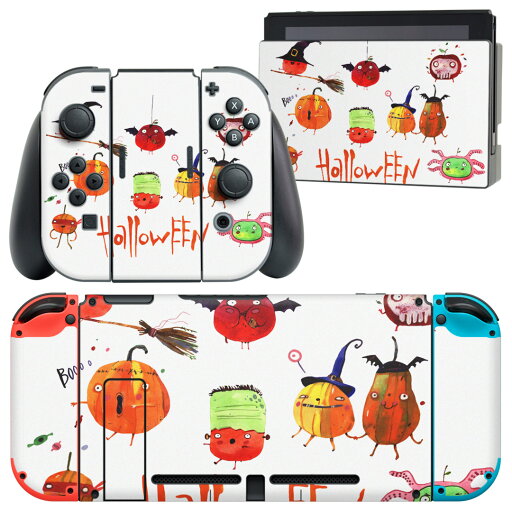 igsticker Nintendo Switch 用 デザインスキンシール 任天堂 ニンテンドー スイッチ 専用 本体ドック Joy-Con Joycon ジョイコン 専用 ゲーム機 カバー アクセサリー フィルム ステッカー 014767 ハロウィン かぼちゃ halloween igsticker Nintendo Switch 用 デザインスキンシール 任天堂 ニンテンドー スイッチ 専用 本体ドック Joy-Con Joycon ジョイコン 専用 ゲーム機 カバー アクセサリー フィルム ステッカー 014767 ハロウィン かぼちゃ halloween