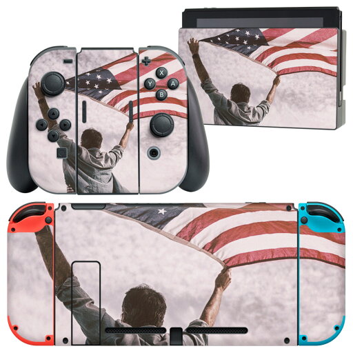 igsticker Nintendo Switch 用 デザインスキンシール 任天堂 ニンテンドー スイッチ 専用 本体ドック Joy-Con Joycon ジョイコン 専用 ゲーム機 カバー アクセサリー フィルム ステッカー 014984 国旗 アメリカ 景色 風景 写真 igsticker Nintendo Switch 用 デザインスキンシール 任天堂 ニンテンドー スイッチ 専用 本体ドック Joy-Con Joycon ジョイコン 専用 ゲーム機 カバー アクセサリー フィルム ステッカー 014984 国旗 アメリカ 景色 風景 写真