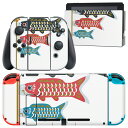 igsticker Nintendo Switch 用 デザインスキンシール 任天堂 ニンテンドー スイッチ 専用 本体ドック Joy-Con Joycon ジョイコン 専用 ゲーム機 カバー アクセサリー フィルム ステッカー 015287 こどもの日 鯉のぼり 兜 熊