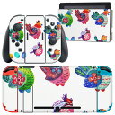 igsticker Nintendo Switch 用 デザインスキンシール 任天堂 ニンテンドー スイッチ 専用 本体ドック Joy-Con Joycon ジョイコン 専用 ゲーム機 カバー アクセサリー フィルム ステッカー 015319 1 イースター たまご とり ケーキ パステル