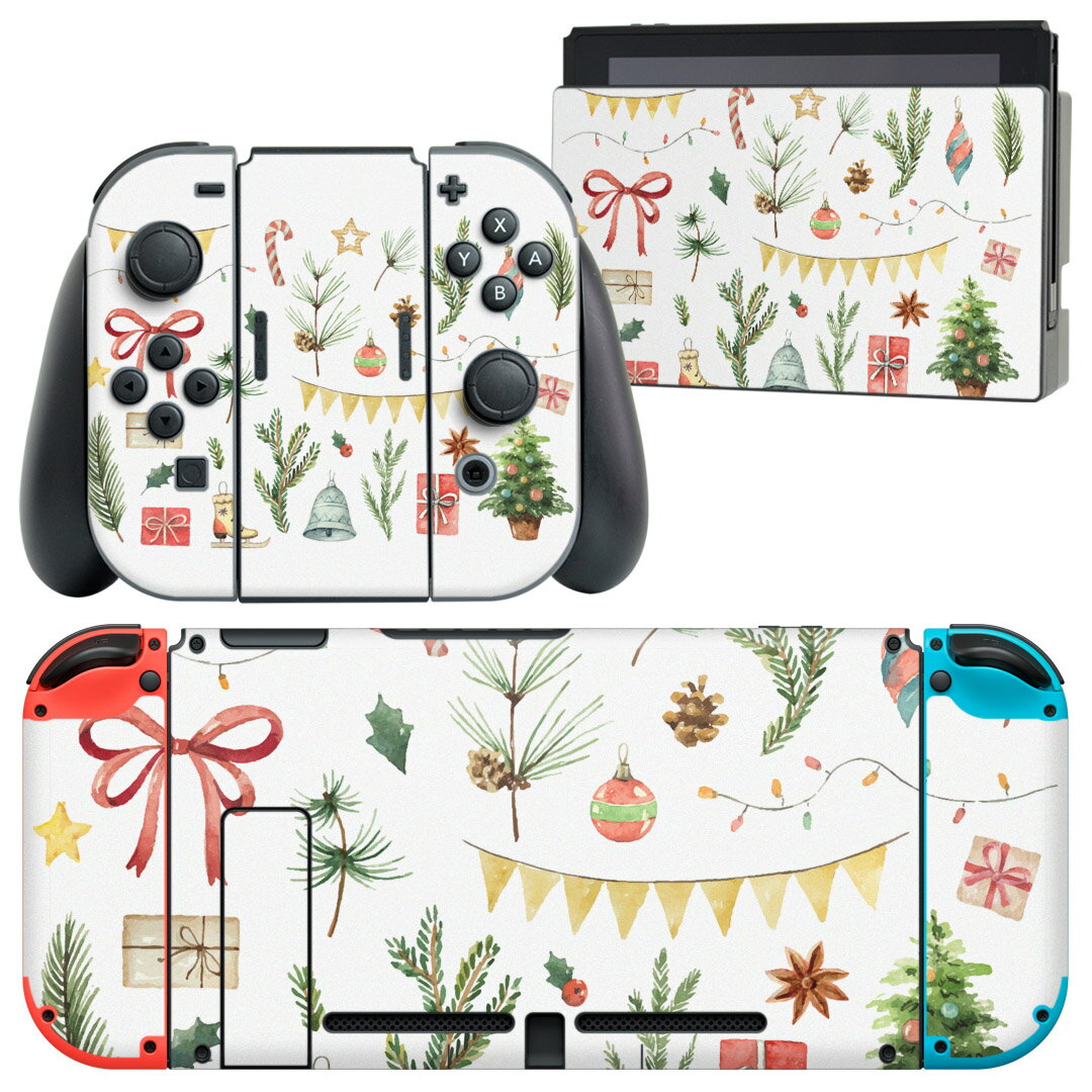 igsticker Nintendo Switch 用 デザインスキンシール 任天堂 ニンテンドー スイッチ 専用 本体ドック Joy-Con Joycon ジ...
