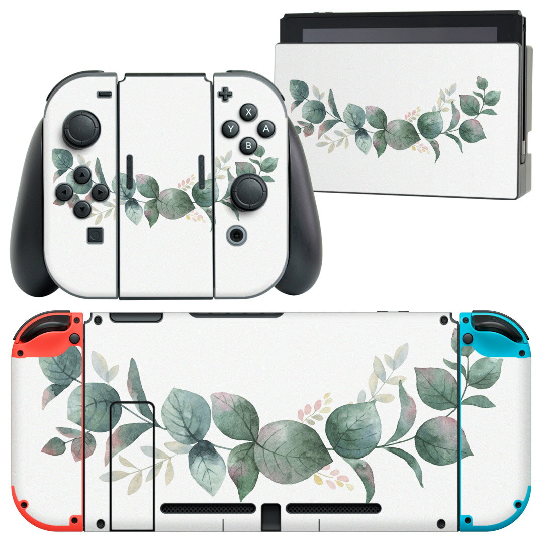 igsticker Nintendo Switch 用 デザインスキンシール 任天堂 ニンテンドー スイッチ 専用 本体ドック Joy-Con Joycon ジ...