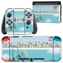 igsticker Nintendo Switch 用 デザインスキンシール 任天堂 ニンテンドー スイッチ 専用 本体ドック Joy-Con Joycon ジョイコン 専用 ゲーム機 カバー アクセサリー フィルム ステッカー 015381 こどもの日 鯉のぼり 兜 熊