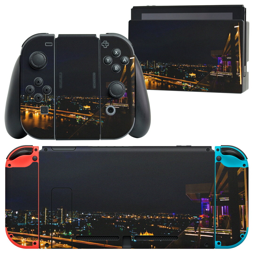 製品名 Nintendo Switch 本体裏面＆ドック正面＆ジョイコン専用 デザインスキンシール セット内容 Nintendo Switch 本体＆ドック＆ジョイコン用スキンシール（各1枚） ニンテンドースイッチ専用です。携帯機のSwitch LiteやProコンには対応していません。 商品特徴 再剥離性シートを素材に採用し、細かな位置調整がしやすく貼り直しが容易です。専用の業務プリンターを使い、商品画像と遜色のない美しい印刷仕上がり。 注意事項 画像はサンプルですので、ご覧の環境によっては多少色味に違いを感じる場合がございます。 イメージと違った、モニターと色味が異なるという理由での交換や返金はご対応出来かねます。スキンシールのみの販売で、ニンテンドースイッチ本体などは付属しません。シワができた場合、ドライヤーなどで軽く温め、外側に向けてシワを伸ばすように貼ってください。初回貼付時の位置調整や貼り直しは可能ですが、しっかりと押し付けて接着させた後の再剥離、再利用は保証しておりません。また接着部に油分や汚れが付着しますと角の部分は剥がれやすくなりますので、貼付時はあまり触れないようにご注意ください。無地のセミグロスシートにデザインをプリントした商品で、デコなどの加工はございません。 凹凸や光沢があるように見えたり布地や金属を素材にしたように見える商品もありますが、デザインの図版によるものです。印刷時に微妙な画像のズレが生じる場合がございます。ご注文後に1点1点制作する受注生産品の為、不良品以外のご返品や交換は固くお断りします。当店における繰り返しの実機テストでは問題ありませんでしたが、経過年数や使用環境により、シールを剥がす際に本体の塗装が一部剥がれる可能性があります。恐れ入りますが、万が一そのような状況になった場合でも当店ではゲーム機本体の保証は出来かねますので、予めご理解の上お求めください。 商品発送 完全受注生産のハンドメイド商品となりますので、既製品と比べて発送までお時間を頂いています。 基本的に決済確認後2?3営業日、最大で10営業日での発送となります。繁忙期や休業日明けの場合はさらに時間がかかる場合があります。 その際には別途メールにてご連絡致します。メール便の場合、発送日から到着までに2?4日ほどかかる場合が多く、紛失などの保障もご対応できかねます。あらかじめご了承下さい。
