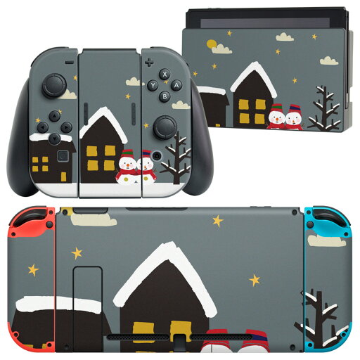 igsticker Nintendo Switch 用 デザインスキンシール 任天堂 ニンテンドー スイッチ 専用 本体ドック Joy-Con Joycon ジョイコン 専用 ゲーム機 カバー アクセサリー フィルム ステッカー 015650 冬 クリスマス ゆきだるま igsticker Nintendo Switch 用 デザインスキンシール 任天堂 ニンテンドー スイッチ 専用 本体ドック Joy-Con Joycon ジョイコン 専用 ゲーム機 カバー アクセサリー フィルム ステッカー 015650 冬 クリスマス ゆきだるま