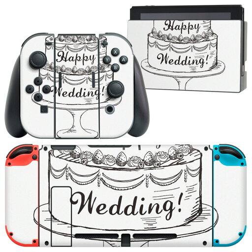 igsticker Nintendo Switch 用 デザインスキンシール 任天堂 ニンテンドー スイッチ 専用 本体ドック Joy-Con Joycon ジョイコン 専用 ゲーム機 カバー アクセサリー フィルム ステッカー 015782 ケーキ ウエディング igsticker Nintendo Switch 用 デザインスキンシール 任天堂 ニンテンドー スイッチ 専用 本体ドック Joy-Con Joycon ジョイコン 専用 ゲーム機 カバー アクセサリー フィルム ステッカー 015782 ケーキ ウエディング