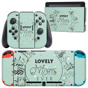 igsticker Nintendo Switch 用 デザインスキンシール 任天堂 ニンテンドー スイッチ 専用 本体ドック Joy-Con Joycon ジ...