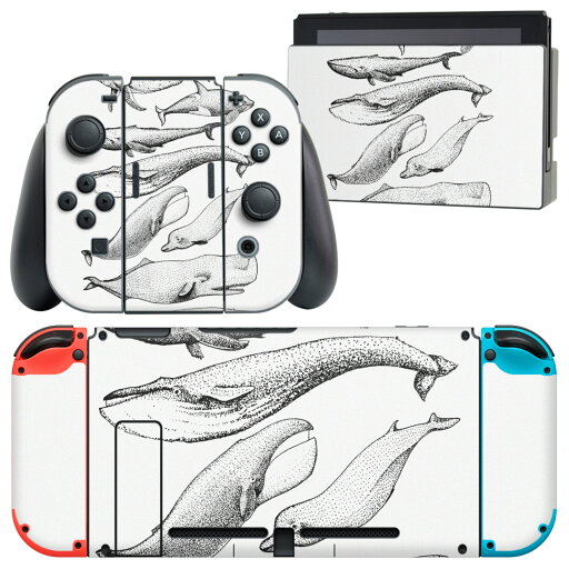 igsticker Nintendo Switch 用 デザインスキンシール 任天堂 ニンテンドー スイッチ 専用 本体ドック Joy-Con Joycon ジョイコン 専用 ゲーム機 カバー アクセサリー フィルム ステッカー 015827 魚 海 くじら シャチ igsticker Nintendo Switch 用 デザインスキンシール 任天堂 ニンテンドー スイッチ 専用 本体ドック Joy-Con Joycon ジョイコン 専用 ゲーム機 カバー アクセサリー フィルム ステッカー 015827 魚 海 くじら シャチ
