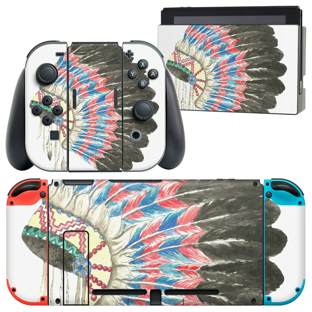 製品名 Nintendo Switch 本体裏面＆ドック正面＆ジョイコン専用 デザインスキンシール セット内容 Nintendo Switch 本体＆ドック＆ジョイコン用スキンシール（各1枚） ニンテンドースイッチ専用です。携帯機のSwitch LiteやProコンには対応していません。 商品特徴 再剥離性シートを素材に採用し、細かな位置調整がしやすく貼り直しが容易です。専用の業務プリンターを使い、商品画像と遜色のない美しい印刷仕上がり。 注意事項 画像はサンプルですので、ご覧の環境によっては多少色味に違いを感じる場合がございます。 イメージと違った、モニターと色味が異なるという理由での交換や返金はご対応出来かねます。スキンシールのみの販売で、ニンテンドースイッチ本体などは付属しません。シワができた場合、ドライヤーなどで軽く温め、外側に向けてシワを伸ばすように貼ってください。初回貼付時の位置調整や貼り直しは可能ですが、しっかりと押し付けて接着させた後の再剥離、再利用は保証しておりません。また接着部に油分や汚れが付着しますと角の部分は剥がれやすくなりますので、貼付時はあまり触れないようにご注意ください。無地のセミグロスシートにデザインをプリントした商品で、デコなどの加工はございません。 凹凸や光沢があるように見えたり布地や金属を素材にしたように見える商品もありますが、デザインの図版によるものです。印刷時に微妙な画像のズレが生じる場合がございます。ご注文後に1点1点制作する受注生産品の為、不良品以外のご返品や交換は固くお断りします。当店における繰り返しの実機テストでは問題ありませんでしたが、経過年数や使用環境により、シールを剥がす際に本体の塗装が一部剥がれる可能性があります。恐れ入りますが、万が一そのような状況になった場合でも当店ではゲーム機本体の保証は出来かねますので、予めご理解の上お求めください。 商品発送 完全受注生産のハンドメイド商品となりますので、既製品と比べて発送までお時間を頂いています。 基本的に決済確認後2?3営業日、最大で10営業日での発送となります。繁忙期や休業日明けの場合はさらに時間がかかる場合があります。 その際には別途メールにてご連絡致します。メール便の場合、発送日から到着までに2?4日ほどかかる場合が多く、紛失などの保障もご対応できかねます。あらかじめご了承下さい。
