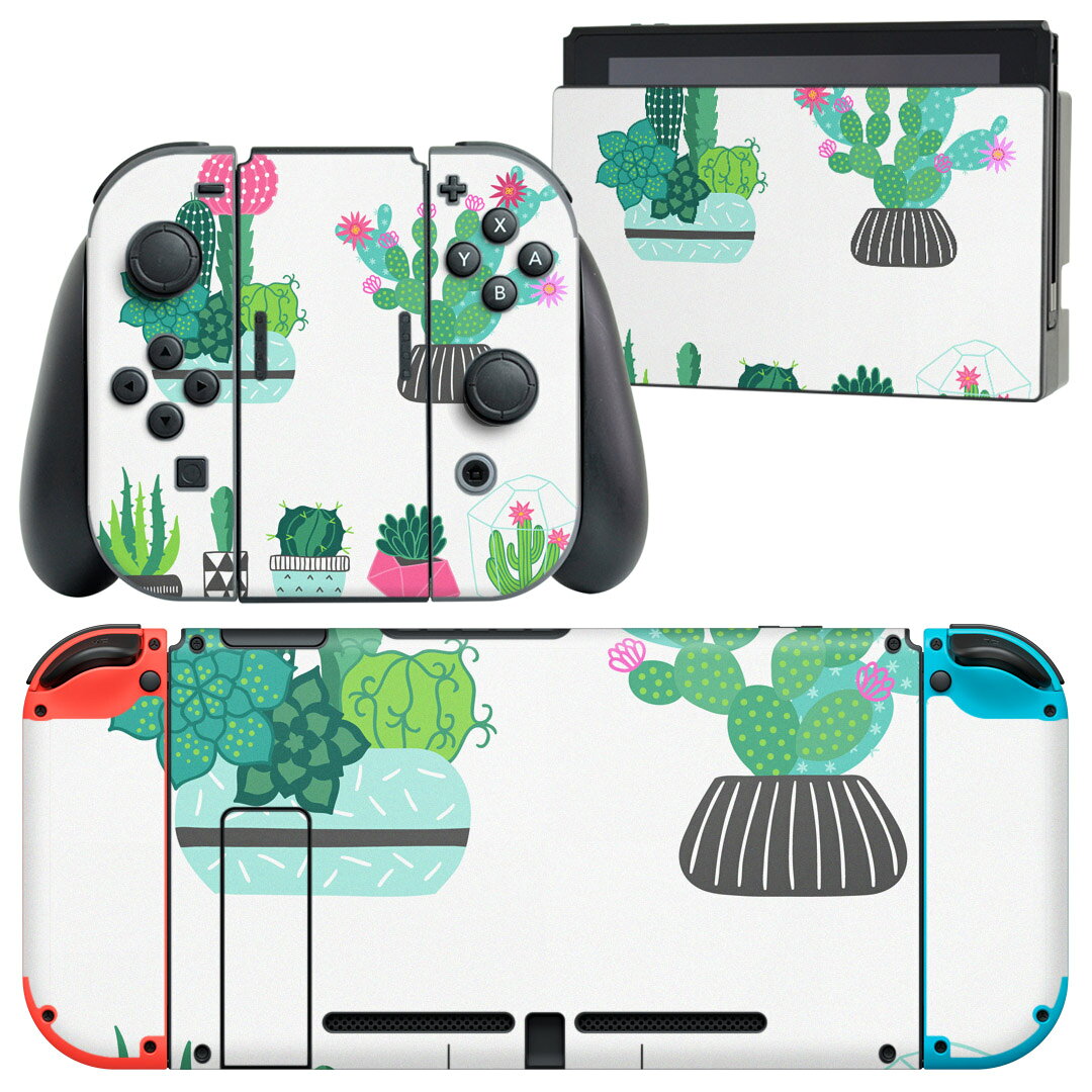 製品名 Nintendo Switch 本体裏面＆ドック正面＆ジョイコン専用 デザインスキンシール セット内容 Nintendo Switch 本体＆ドック＆ジョイコン用スキンシール（各1枚） ニンテンドースイッチ専用です。携帯機のSwitch LiteやProコンには対応していません。 商品特徴 再剥離性シートを素材に採用し、細かな位置調整がしやすく貼り直しが容易です。専用の業務プリンターを使い、商品画像と遜色のない美しい印刷仕上がり。 注意事項 画像はサンプルですので、ご覧の環境によっては多少色味に違いを感じる場合がございます。 イメージと違った、モニターと色味が異なるという理由での交換や返金はご対応出来かねます。スキンシールのみの販売で、ニンテンドースイッチ本体などは付属しません。シワができた場合、ドライヤーなどで軽く温め、外側に向けてシワを伸ばすように貼ってください。初回貼付時の位置調整や貼り直しは可能ですが、しっかりと押し付けて接着させた後の再剥離、再利用は保証しておりません。また接着部に油分や汚れが付着しますと角の部分は剥がれやすくなりますので、貼付時はあまり触れないようにご注意ください。無地のセミグロスシートにデザインをプリントした商品で、デコなどの加工はございません。 凹凸や光沢があるように見えたり布地や金属を素材にしたように見える商品もありますが、デザインの図版によるものです。印刷時に微妙な画像のズレが生じる場合がございます。ご注文後に1点1点制作する受注生産品の為、不良品以外のご返品や交換は固くお断りします。当店における繰り返しの実機テストでは問題ありませんでしたが、経過年数や使用環境により、シールを剥がす際に本体の塗装が一部剥がれる可能性があります。恐れ入りますが、万が一そのような状況になった場合でも当店ではゲーム機本体の保証は出来かねますので、予めご理解の上お求めください。 商品発送 完全受注生産のハンドメイド商品となりますので、既製品と比べて発送までお時間を頂いています。 基本的に決済確認後2?3営業日、最大で10営業日での発送となります。繁忙期や休業日明けの場合はさらに時間がかかる場合があります。 その際には別途メールにてご連絡致します。メール便の場合、発送日から到着までに2?4日ほどかかる場合が多く、紛失などの保障もご対応できかねます。あらかじめご了承下さい。