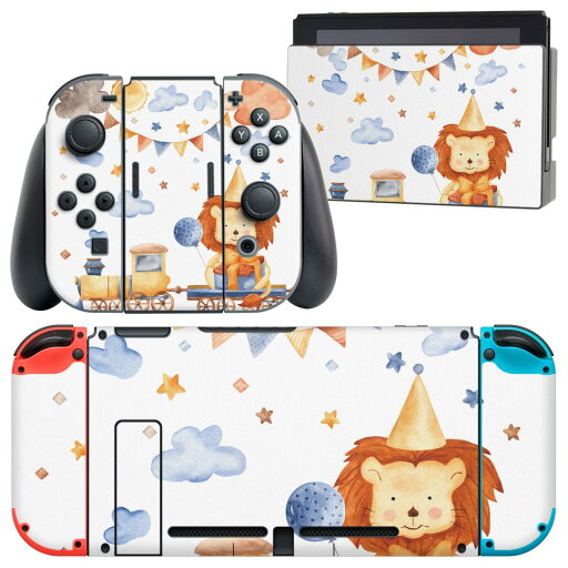 igsticker Nintendo Switch 用 デザインスキンシール 任天堂 ニンテンドー スイッチ 専用 本体ドック Joy-Con Joycon ジョイコン 専用 ゲーム機 カバー アクセサリー フィルム ステッカー 017517 電車 ライオン 空 かわいい igsticker Nintendo Switch 用 デザインスキンシール 任天堂 ニンテンドー スイッチ 専用 本体ドック Joy-Con Joycon ジョイコン 専用 ゲーム機 カバー アクセサリー フィルム ステッカー 017517 電車 ライオン 空 かわいい