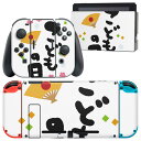 igsticker Nintendo Switch 用 デザインスキンシール 任天堂 ニンテンドー スイッチ 専用 本体ドック Joy-Con Joycon ジョイコン 専用 ゲーム機 カバー アクセサリー フィルム ステッカー 017784 子供の日 こどもの日 文字 子供の日(2)