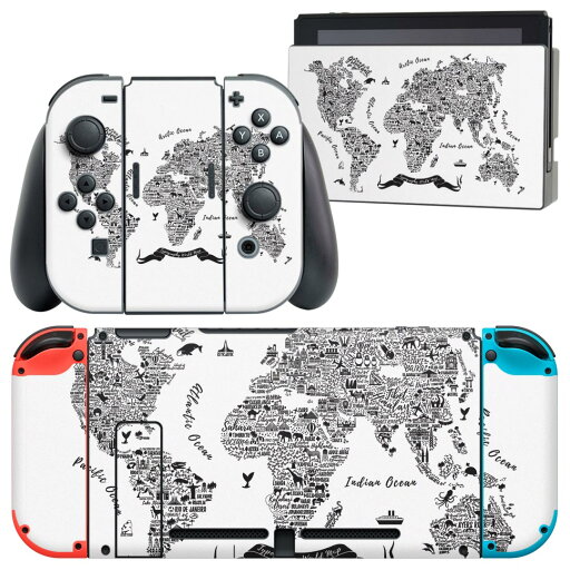 igsticker Nintendo Switch 用 デザインスキンシール 任天堂 ニンテンドー スイッチ 専用 本体ドック Joy-Con Joycon ジョイコン 専用 ゲーム機 カバー アクセサリー フィルム ステッカー 017791 地図 地図 map ブラック igsticker Nintendo Switch 用 デザインスキンシール 任天堂 ニンテンドー スイッチ 専用 本体ドック Joy-Con Joycon ジョイコン 専用 ゲーム機 カバー アクセサリー フィルム ステッカー 017791 地図 地図 map ブラック