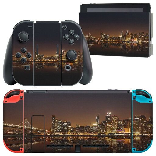 igsticker Nintendo Switch 用 デザインスキンシール 任天堂 ニンテンドー スイッチ 専用 本体ドック Joy-Con Joycon ジョイコン 専用 ゲーム機 カバー アクセサリー フィルム ステッカー 018308 夜景 都会 アート igsticker Nintendo Switch 用 デザインスキンシール 任天堂 ニンテンドー スイッチ 専用 本体ドック Joy-Con Joycon ジョイコン 専用 ゲーム機 カバー アクセサリー フィルム ステッカー 018308 夜景 都会 アート