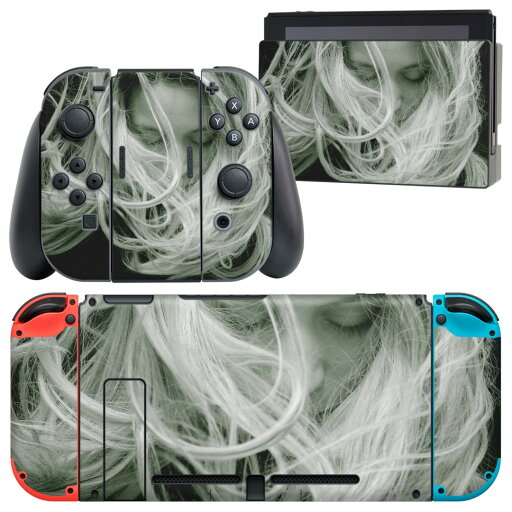 igsticker Nintendo Switch 用 デザインスキンシール 任天堂 ニンテンドー スイッチ 専用 本体ドック Joy-Con Joycon ジョイコン 専用 ゲーム機 カバー アクセサリー フィルム ステッカー 018316 写真 女性 igsticker Nintendo Switch 用 デザインスキンシール 任天堂 ニンテンドー スイッチ 専用 本体ドック Joy-Con Joycon ジョイコン 専用 ゲーム機 カバー アクセサリー フィルム ステッカー 018316 写真 女性