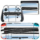 igsticker Nintendo Switch 用 デザインスキンシール 任天堂 ニンテンドー スイッチ 専用 本体ドック Joy-Con Joycon ジョイコン 専用 ゲーム機 カバー アクセサリー フィルム ステッカー 018404 国旗 botswana ボツワナ(2)