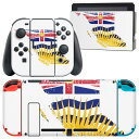 igsticker Nintendo Switch 用 デザインスキンシール 任天堂 ニンテンドー スイッチ 専用 本体ドック Joy-Con Joycon ジョイコン 専用 ゲーム機 カバー アクセサリー フィルム ステッカー 018783 国旗 british_colombia ブリティッシュコロンビア(2)